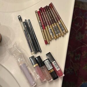 Assorted Lip Liners and Lipsticks